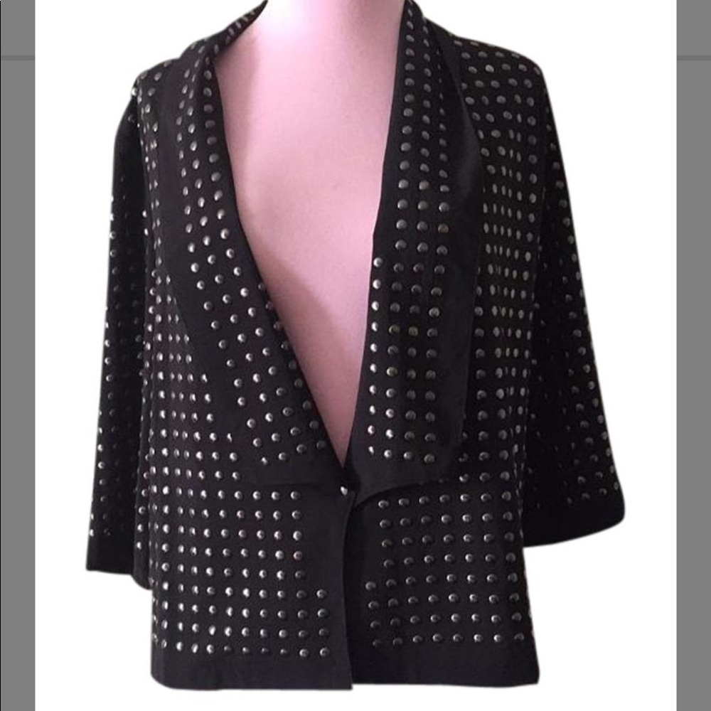 Blaque Label Black Studded blazer size small